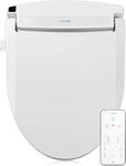 Brondell Swash Electronic Bidet Toilet Seat LT99, Fits Elongated Toilets, White – Lite-Touch Remote, Warm Water Wash, Strong Wash Mode, Stainless-Steel Nozzle, Saved User Settings & Easy Installation