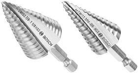 Bosch IMSDC002 2 pc. High-Speed Steel Impact Tough™ Turbo Step Drill Bit Set