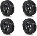 RCAWD Wheel Rim & Rubber Tire for 1/18 Axial Yeti Jr Can-Am Maverick Upgrade Parts