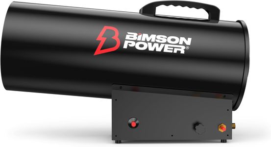 Bimson Power 50kW Propane Space Heater – 170,000 BTU Industrial Portable Heater with Adjustable Thermostat