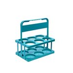 Portable Drink Carrier, Reusable Coffee Cup Holder, Drink Caddy for Grande, Venti, Trenta Drink Carrier for Delivery Ubereats Doordash Postmates Grubhub Drivers (Bondi Blue)