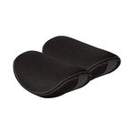 The White Willow Car Neck Crescent Shaped Pillow/Cushion, Head Neck Rest Cushion/Head Support Pillow- Pack of 2-6.5 x 14.2 x 3.4