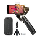 hohem iSteady Mobile Plus Kit, Gimbal Stabilizer for Smartphone, 2024 Upgraded 3-Axis Gimbal w/AI Tracker, Ultrawide-angle Mode for iPhone 15/14 Pro,Max Payload 280g,Ideal for Vloggers/Youtube/TikTok