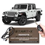 Start-X Remote Starter Kit For Jeep Wrangler & Gladiator Push to Start (All Trims) 2018-2023 Plug & Play || 3X Lock to Remote Start || 10 Minute Install