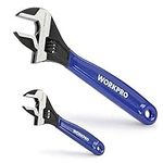 WORKPRO 2-piece Adjustable Wrench S