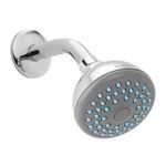 Hindware F160004CP ABS Rain Flow Shower Head for Bathroom, Chrome Finish