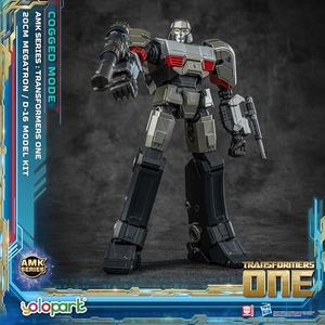 YOLOPARK Transformers One Megatron (D-16) Cogged Mode, 7.87 Inch High Articulated No Conversion Transformers Model Kit, Collectible Transformer Toy Gifts for Children from 8 Years