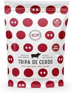 Tripa de cerdo natural para embutir – 25 m, calibre 36/40 | Elabora tu propio embutido casero | ICP