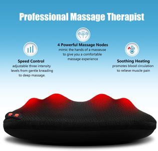 WOQQW Shiatsu Back and Neck Massager – Deep Tissue Massage Pillow