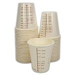 50 3oz Coated Paper Graduated Cups 