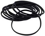 Big Hair Tools XXL Size Hair Elastics Flat - Black