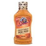 Spur Creamy Garlic Peri Peri Hot Sauce - Peri Sauce to Spice Up Your Meals - Chili Sauce Hot - Vegan-Friendly - Handy Flip-Top Cap - 500ml