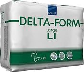 Abena Delta Form Adult Incontinence Brief, L1, 20 Count