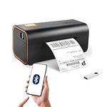 Yinleader Thermal Shipping Label Printer USB/Bluetooth, Thermal Printer 4x6, Postage Label Printer for Business, Compatible with Amazon, Royal Mail, Shopify, Ebay, DHL, DPD, Evri - Black