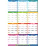 2025 Yearly Wall Calendar - 2025 Wall Calendar, January 2025 - December 2025, 34.8" x 23", Yearly Wall Calendar 2025 with Thick Paper - Colorful