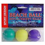 Sport Design Replacement Beach Balls for Beachball Smashball Kadima Watercolors (Set of three balls