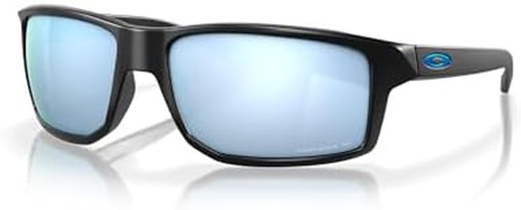 Oakley - Men's Gibston - Rectangle - 60mm - Matte Black/Prizm Deep Water Polarised - Sunglasses