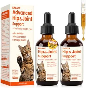 Liquid Glucosamine for Cats 2-Pack, Hip & Joint Pain Relief Drop Supplement