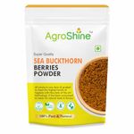 Agroshine Organic Sea Buckthorn Berries Powder - 100 gm, Sea Buckthorn Powder Best Source of Natural Vitamins & Phytonutrients | (100 gm)