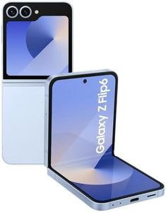 Samsung Galaxy Z Flip6 AI Smartphone, Unlocked Android Smartphone, 256GB Storage, 50MP Camera, Blue, 3 Year Manufacturer Extended Warranty (UK Version)