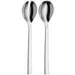 WMF Nuova Stainless Steel Salad Server Set, 2-Pieces, Silver (1291416040)