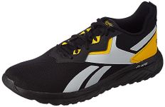 Reebok Mens ENERGEN M Black/LGH Solid Grey/Team Yellow Sneaker - 7 UK (IQ7080)