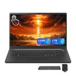 LG Gram Book 15.6" FHD Touchscreen Laptop, Intel Core Ultra 7 255U, 32GB DDR5, 2TB Storage (1TB SSD + 1TB Docking Station Set), Intel Graphics, Full-Size Keyboard, Copilot, Win 11, Black