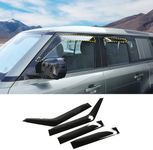 Compatible with Land Rover Defender 110 2020-2023 Side Window Deflectors, ABS in-Channel Rain Guards, Rain Guards for Car Windows, 4PCS (110 Version)