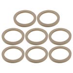 uxcell 8 Pcs Universal 6.5 Inch Speaker Subwoofer Mounting Spacer Rings