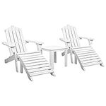 Gardeon Beach Chair Wooden Folding 