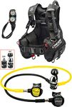 Cressi Crg1B Unisex Adult Start Pro Scuba Set - Int Scuba Diving Package - Black, X-Large