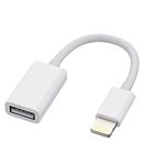 Lightning Male to USB Female iPhone OTG Adapter Dongle Cable for Apple Ipad Air Camera Card Reader U Disk Flash Drive Mouse Keyboard MIDI Hub for 14 13 12 11 Pro Max Mini XR X XS 8 7 Plus SE Converter