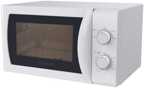 Candy Idea CMW20SMW Four Micro-ondes 700 W 20L, Fonction Décongélation, Plateau Tournant, Blanc