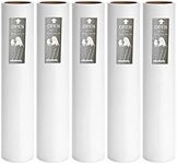 Criblor 5 Pack 9.45 Inch Wide Large Lint Roller Refills (1.51In Inner Diamerter), Supersize Extra Sticky Roller Refills for Pet Hair Removing(300 Sheets)