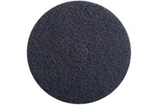 406mm (16") Floor Cleaning Buffer Pads with Removable Precut Centre Hole. Pack of 5 (Black Super Strip)