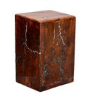 Best Urn for Human Ashes Large Wooden urn for Cremation Adult urn Box for Ashes Wooden urn Burial urn for Funeral Wood Box (epoxy design, 250 LB - Hardwood)