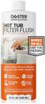 Bio Ouster Hot Tub Filter Flush Cleaner - Hot Tub Filter Cleaner Soaking Solution, Spa Filter Cleaner for Hot Tub, Hot Tub Chemicals, Hot Tub Cleaner, Spa Chemicals for Hot Tub, Spa Cleaner (32oz)