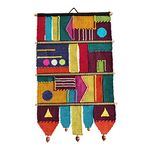 VARUNAVI Hand loom Cotton wall Hanging for home Decor Handicraft Tapestry 24 inch X 14 inch