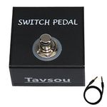 Tavsou Tap Switch Pedal for Guitar Effect Pedal Footswitch With TS Cable (Unlatch Tap Switch)