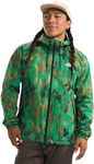 THE NORTH FACE Men's Waterproof Antora Rain Hoodie Jacket (Standard and Big Size), Optic Emerald Generative Camo Print, Large