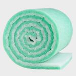 LA GUSCHI Aquarium Filter Media,Filter Floss for Fish/Turtle Tank Filters, Reused Strong Density Thick 12“ X 72”X*0.75-1” Pond Filter Media, Cut to Fit (Green/White)