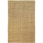 casa pura Natural Jute Rug - Modern Living Room Rug | Natural Fibre Jute Rug | Eco Friendly Woven Rug for Kitchen, Hallway, Bedroom | Natural - 200x290 cm