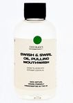 100ml Oil Pulling Mouthwash with Coconut Oil and Peppermint Essential Oil - 10 days supply