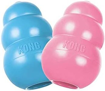KONG 292052 Medium Puppy Teething Toy, Pink/Blue