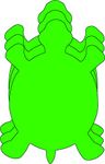 Turtle Large Single Color Creative Cut-Outs, 5.5" x 5.5", 31 Turtles to a Package