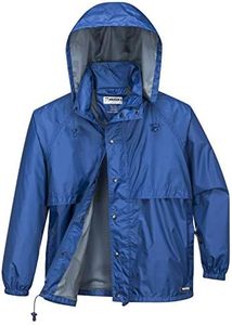 Huski K8032 Packable Lightweight Stratus Jacket Cobalt Blue, Medium