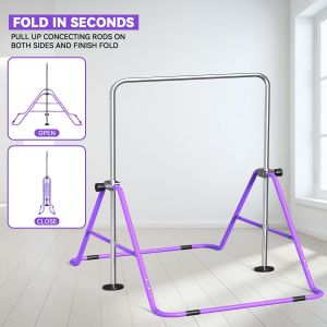 FBSPORT Adjustable Gymnastics Bar – Height Adjustable Training Equipment