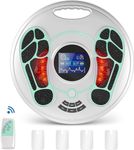 Circulation Blood Booster for feet and Legs - TENS & EMS foot massagers for pain and circulation, Relieve Foot Pain, Fight Fatigue and Soreness In Legs, Reduce Swelling, 25 Modes & 99 Intensity Levels