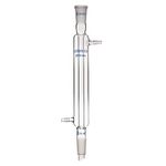 Labasics Borosilicate Glass Liebig Condenser with 24/40 Joint 200mm Jacket Length Lab Glass Condenser