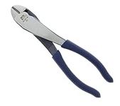 Ideal Industries 8" High-Leverage Diagonal-Cutting Pliers with Angled Head, Heavy-Duty